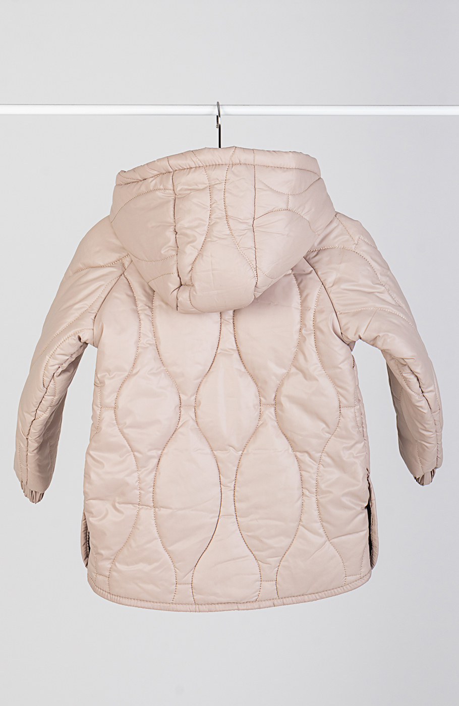 کاپشن پافر طرح گلدانی