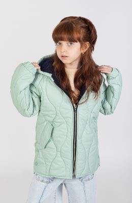 کاپشن پافر طرح گلدانی