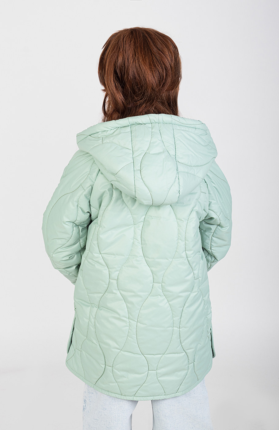 کاپشن پافر طرح گلدانی