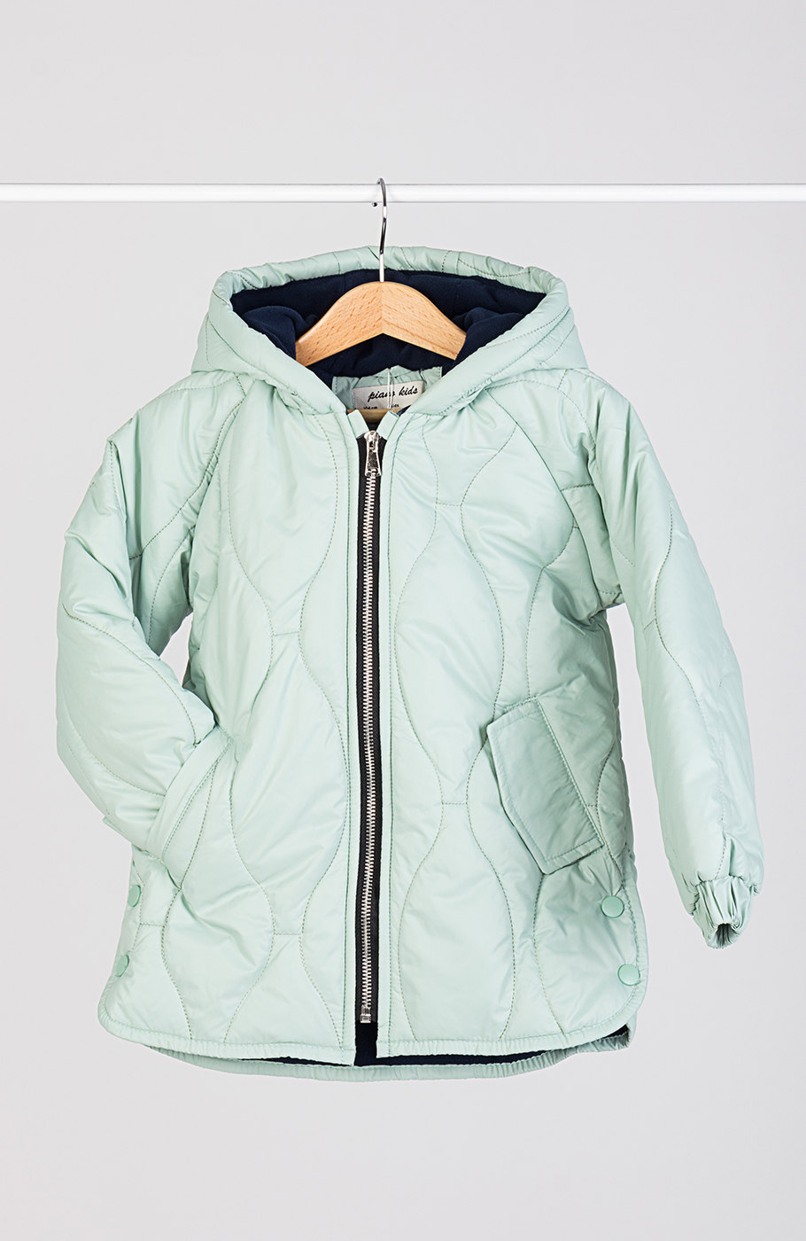 کاپشن پافر طرح گلدانی