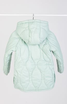 کاپشن پافر طرح گلدانی