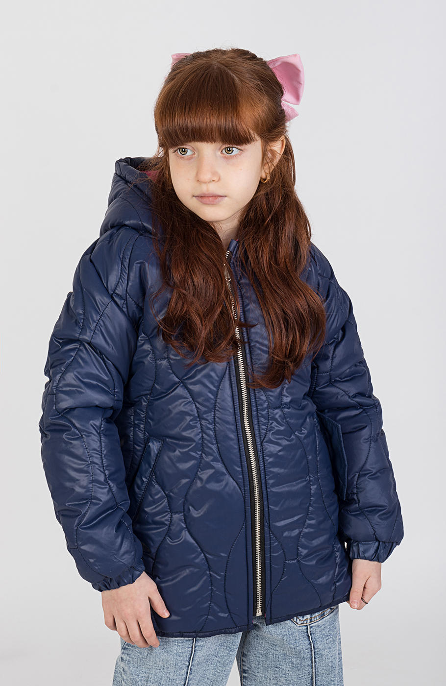 کاپشن پافر طرح گلدانی