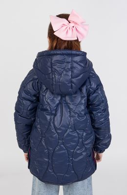 کاپشن پافر طرح گلدانی