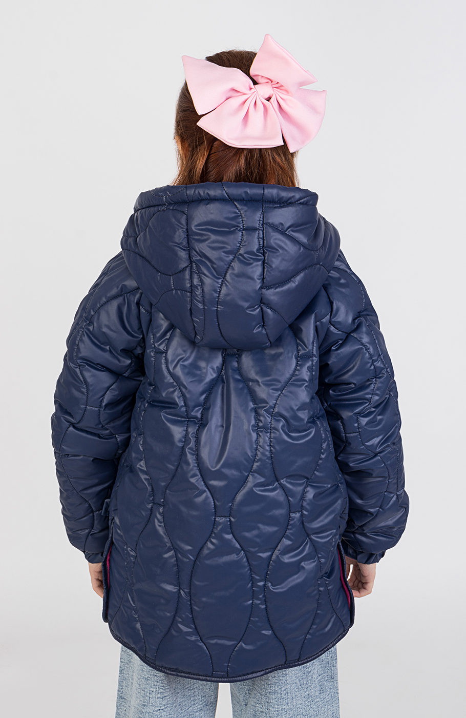 کاپشن پافر طرح گلدانی