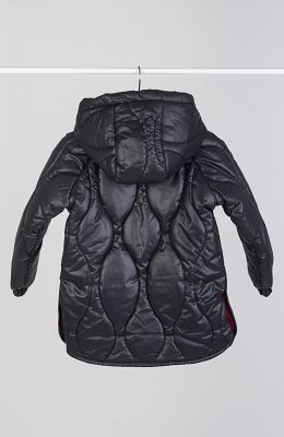 کاپشن پافر طرح گلدانی