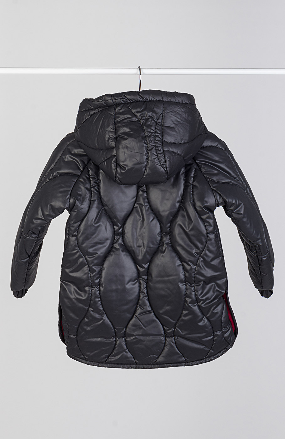 کاپشن پافر طرح گلدانی