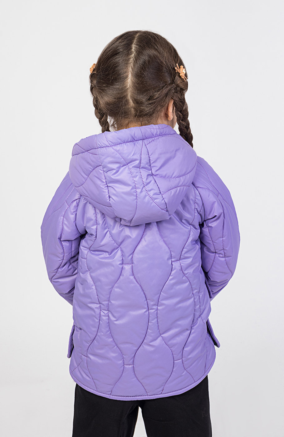 کاپشن پافر طرح گلدانی