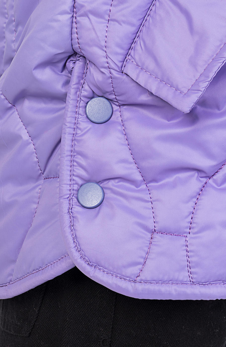 کاپشن پافر طرح گلدانی