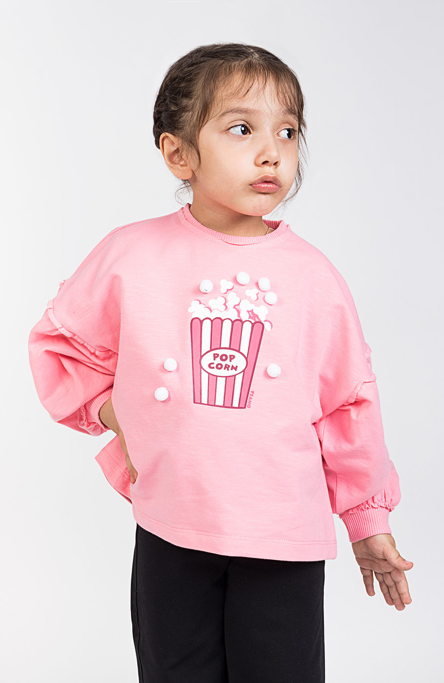 بلوز دورس لایکرا اسلپ آستین چین دار