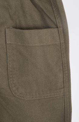 شلوار کتان کج راه برش دار