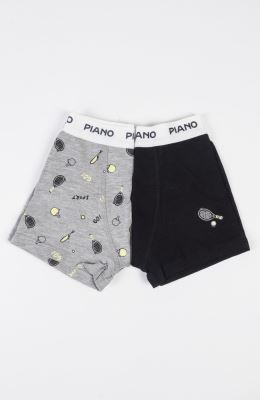 شورت پا دار تمام چاپ تنیس پک دوتایی