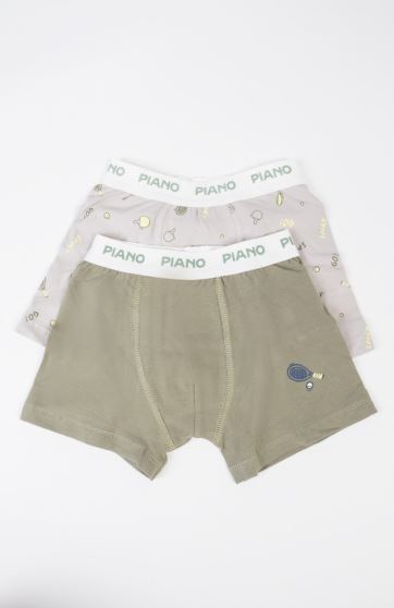 شورت پا دار تمام چاپ تنیس پک دوتایی