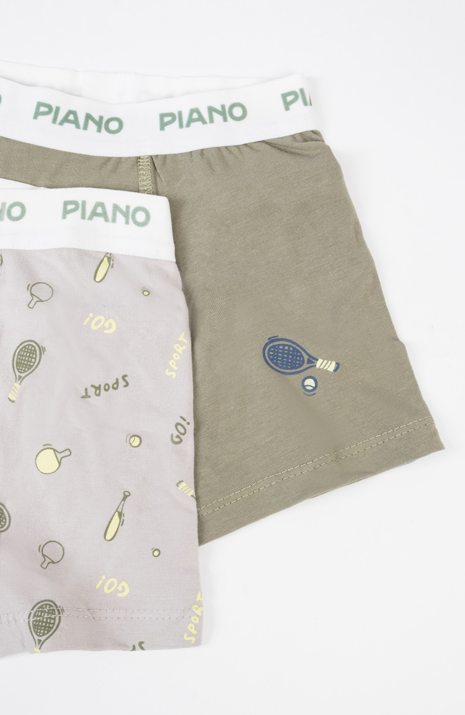 شورت پا دار تمام چاپ تنیس پک دوتایی