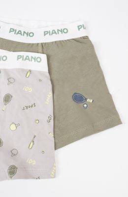 شورت پا دار تمام چاپ تنیس پک دوتایی