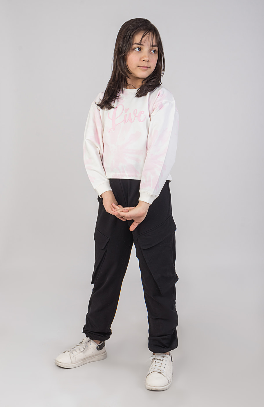 بلوز نیم تنه دورس لایکرا (ست با کد 10499)