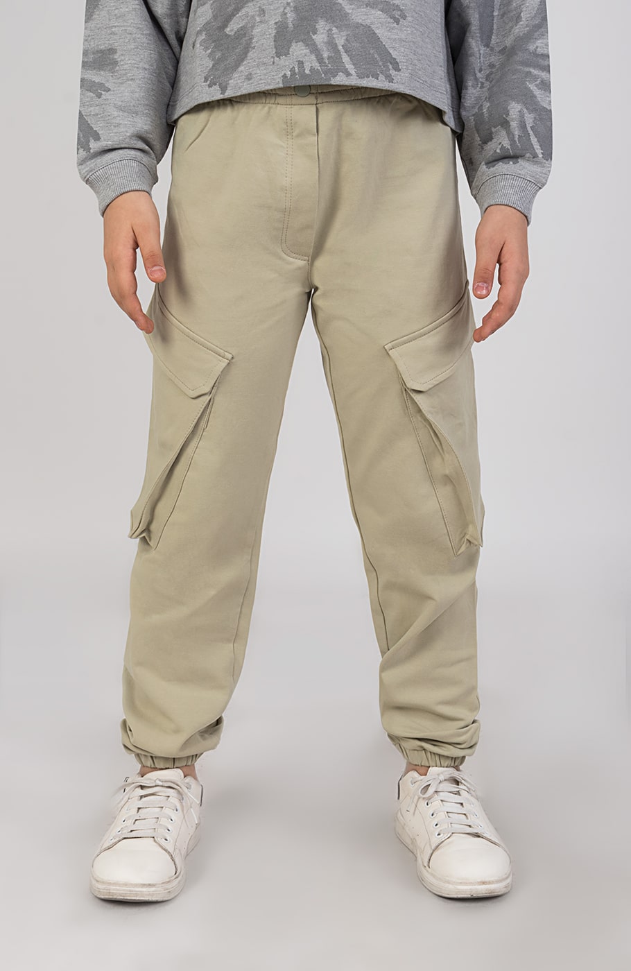 شلوار اسلش دورس لایکرا کارگو (ست با کد 10498)