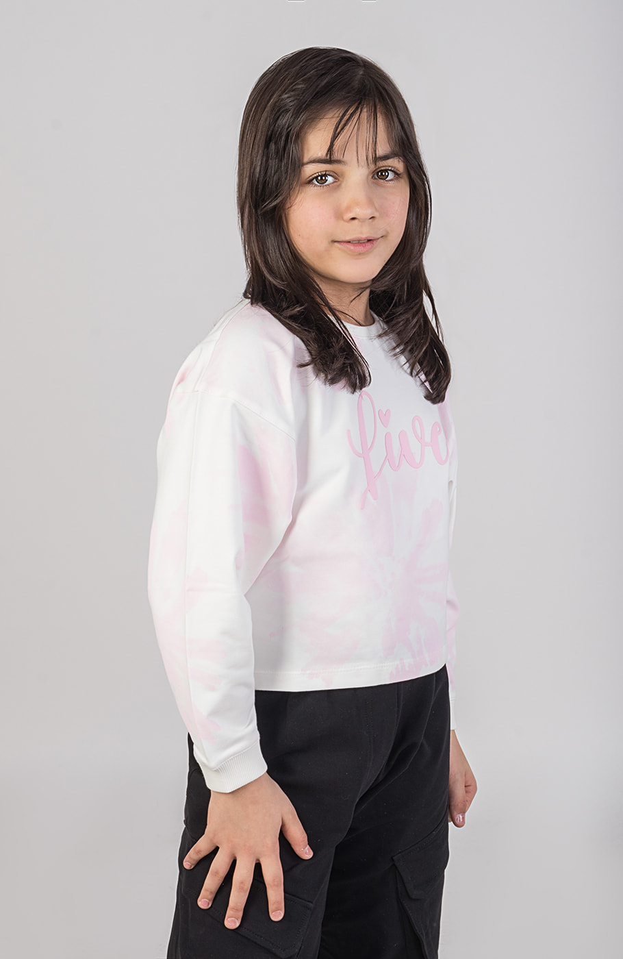 بلوز نیم تنه دورس لایکرا (ست با کد 10501)