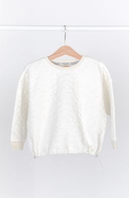 بلوز ژاکارد قلب ریز دمپا گت دار