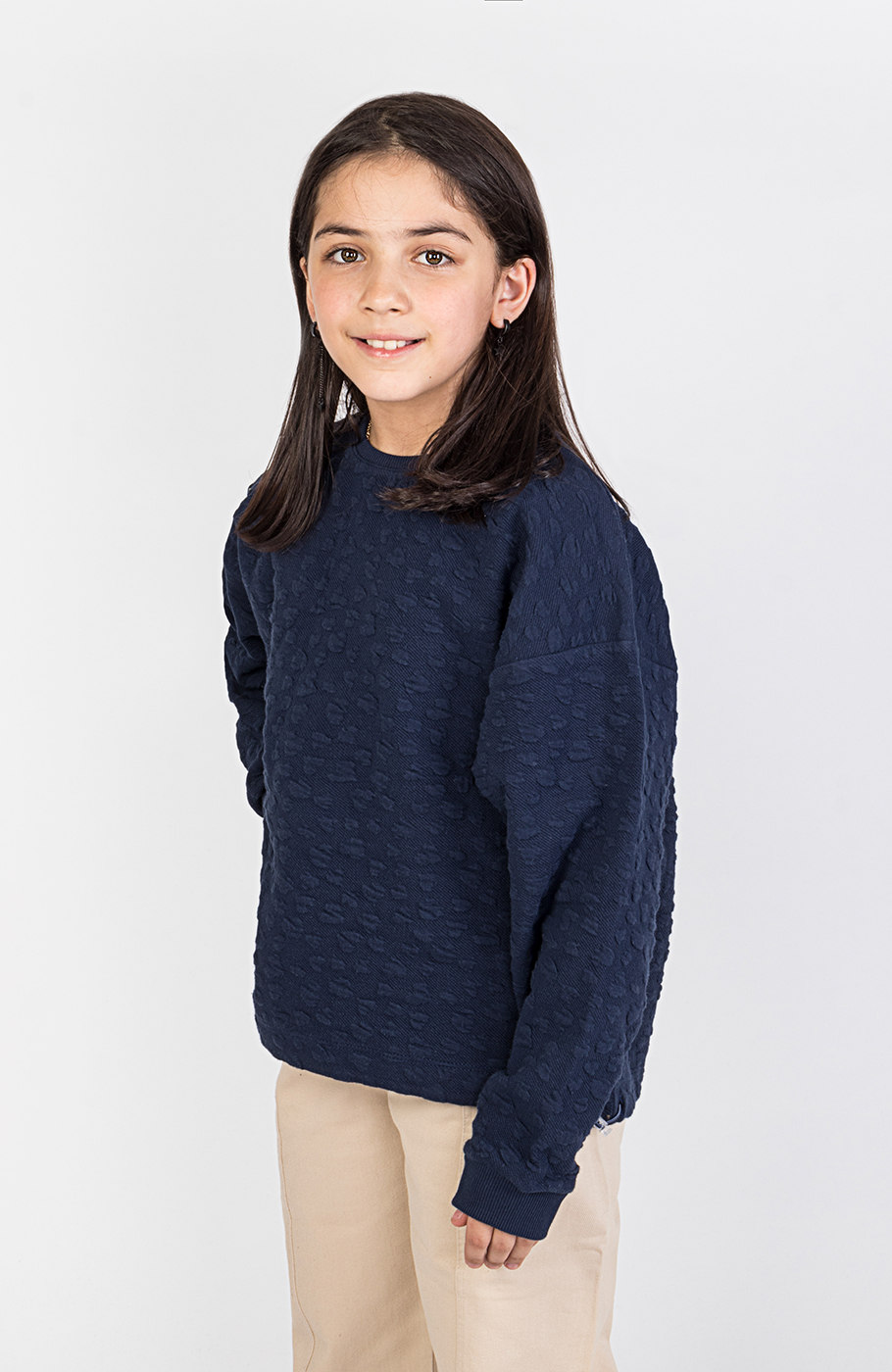 بلوز ژاکارد قلبی ریز دمپا گت دار