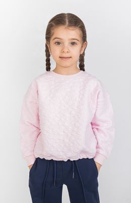 بلوز ژاکارد قلب ریز دمپا گت دار