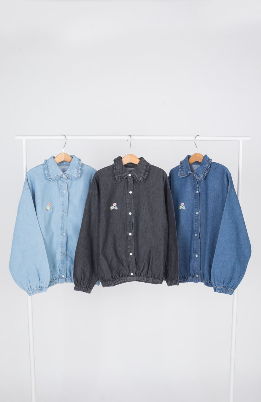 شومیز جین دمپا کش دار