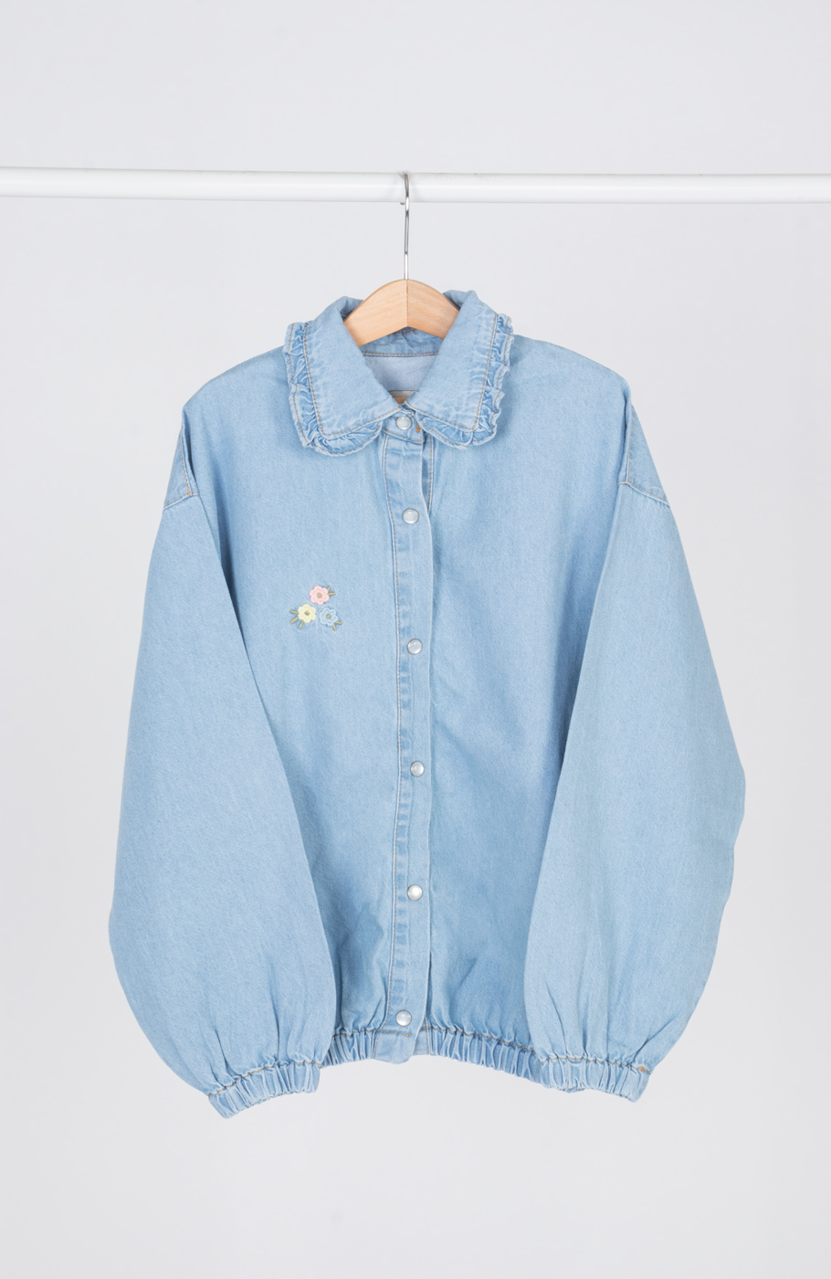 شومیز جین دمپا کش دار