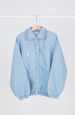 شومیز جین دمپا کش دار