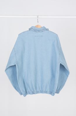 شومیز جین دمپا کش دار