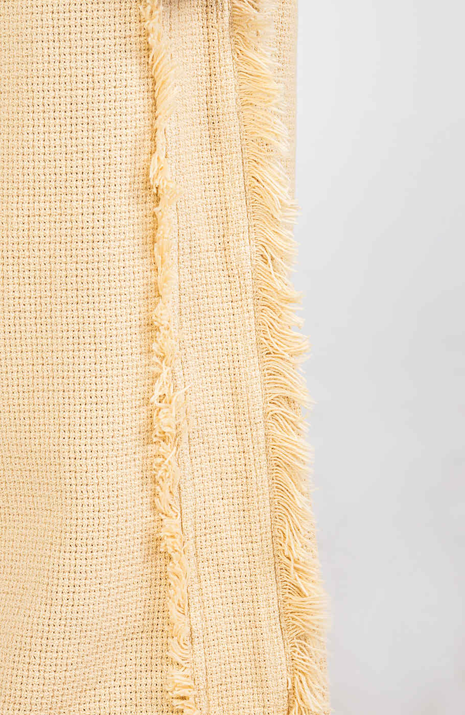 شلوار حصیری بافت واید پهلو ریش ریش