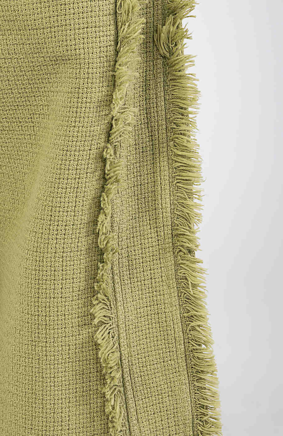 شلوار حصیری بافت واید پهلو ریش ریش