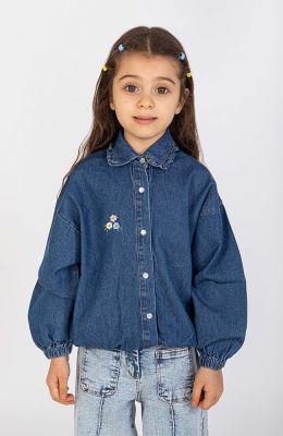 شومیز جین دمپا کش دار