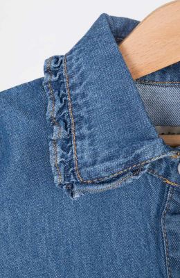 شومیز جین دمپا کش دار