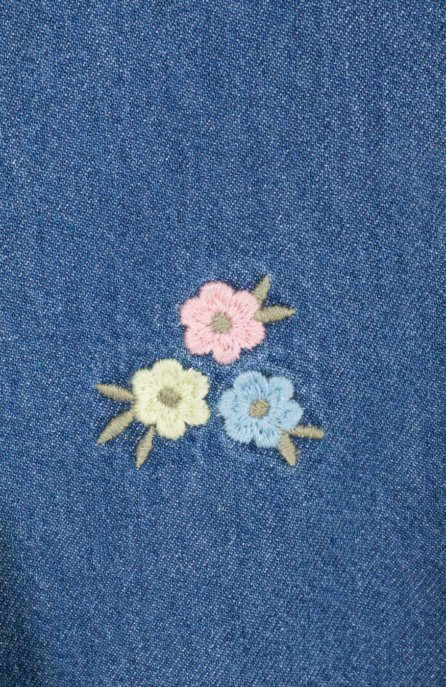 شومیز جین دمپا کش دار