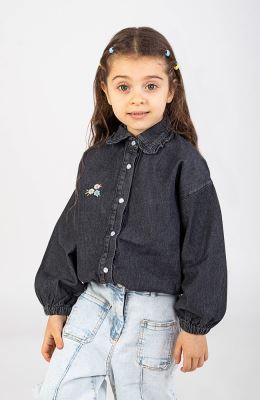 شومیز جین دمپا کش دار