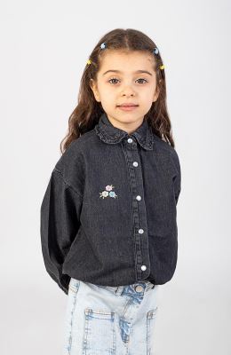 شومیز جین دمپا کش دار