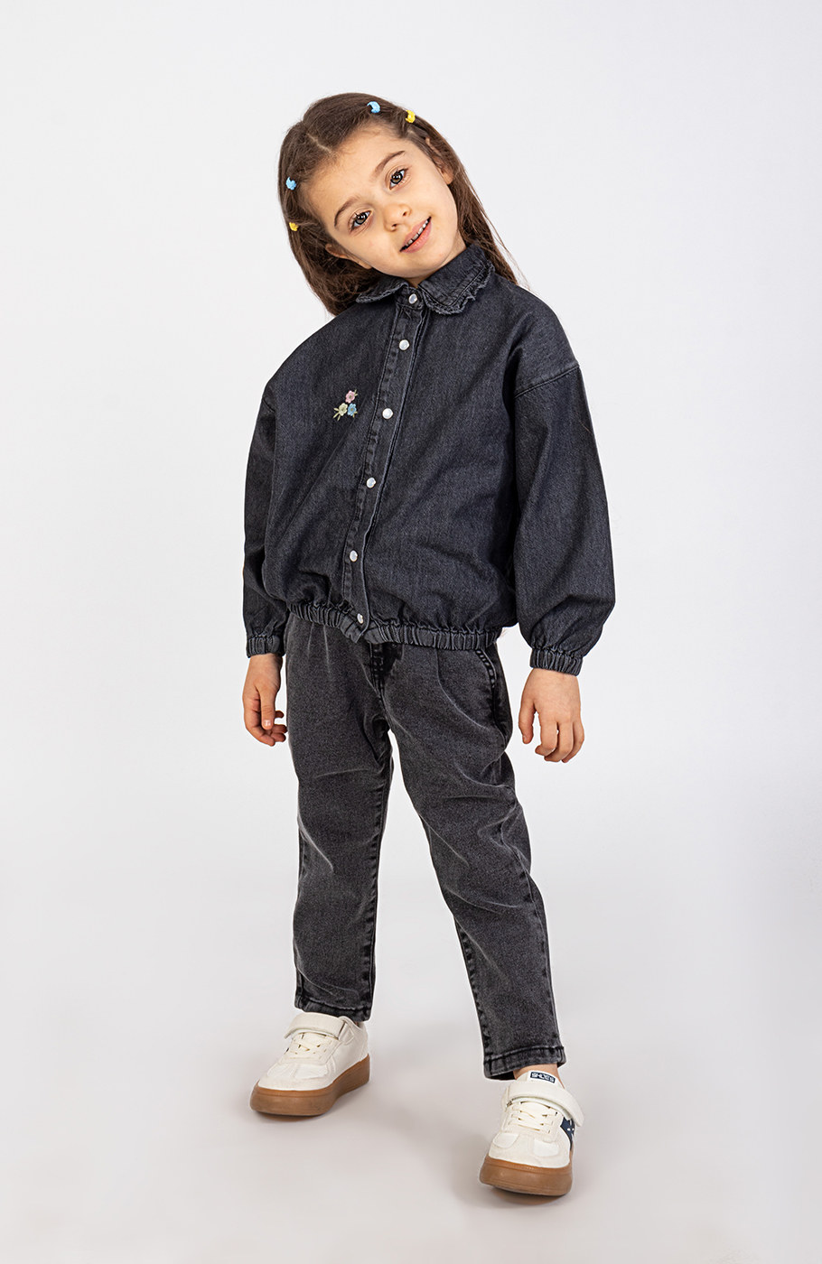 شومیز جین دمپا کش دار