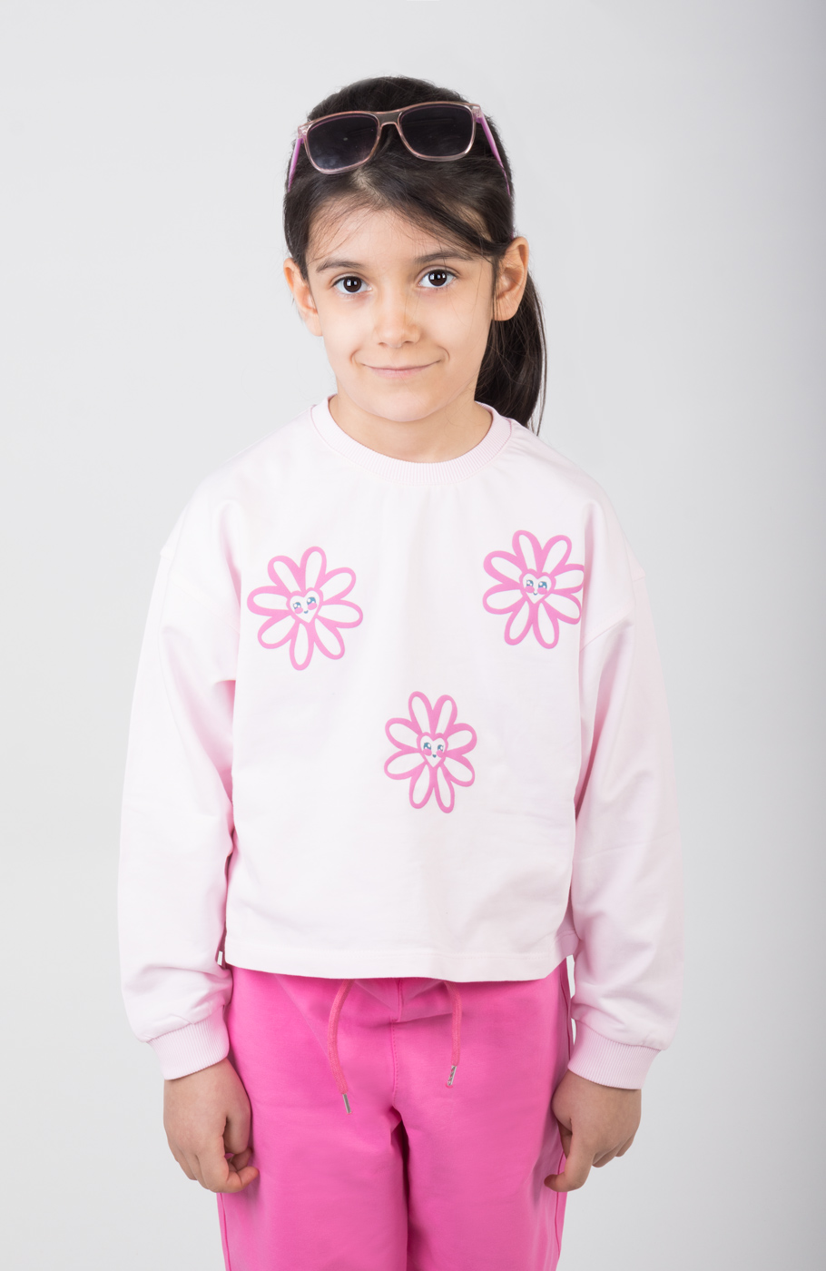 بلوز نیم تنه دورس لایکرا (ست با کد 10523)