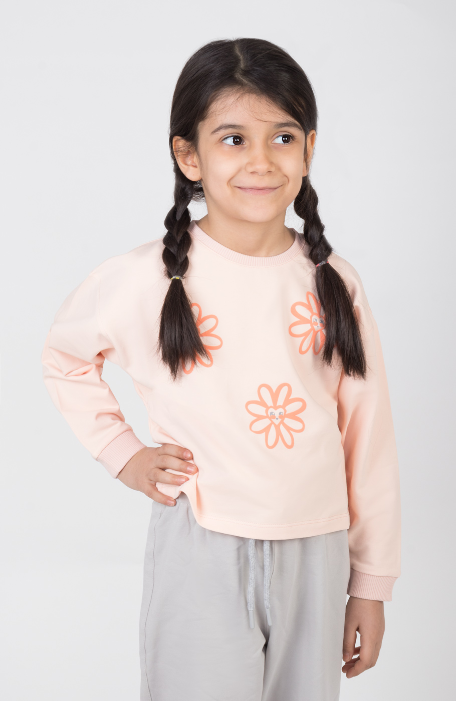 بلوز نیم تنه دورس لایکرا (ست با کد 10523)