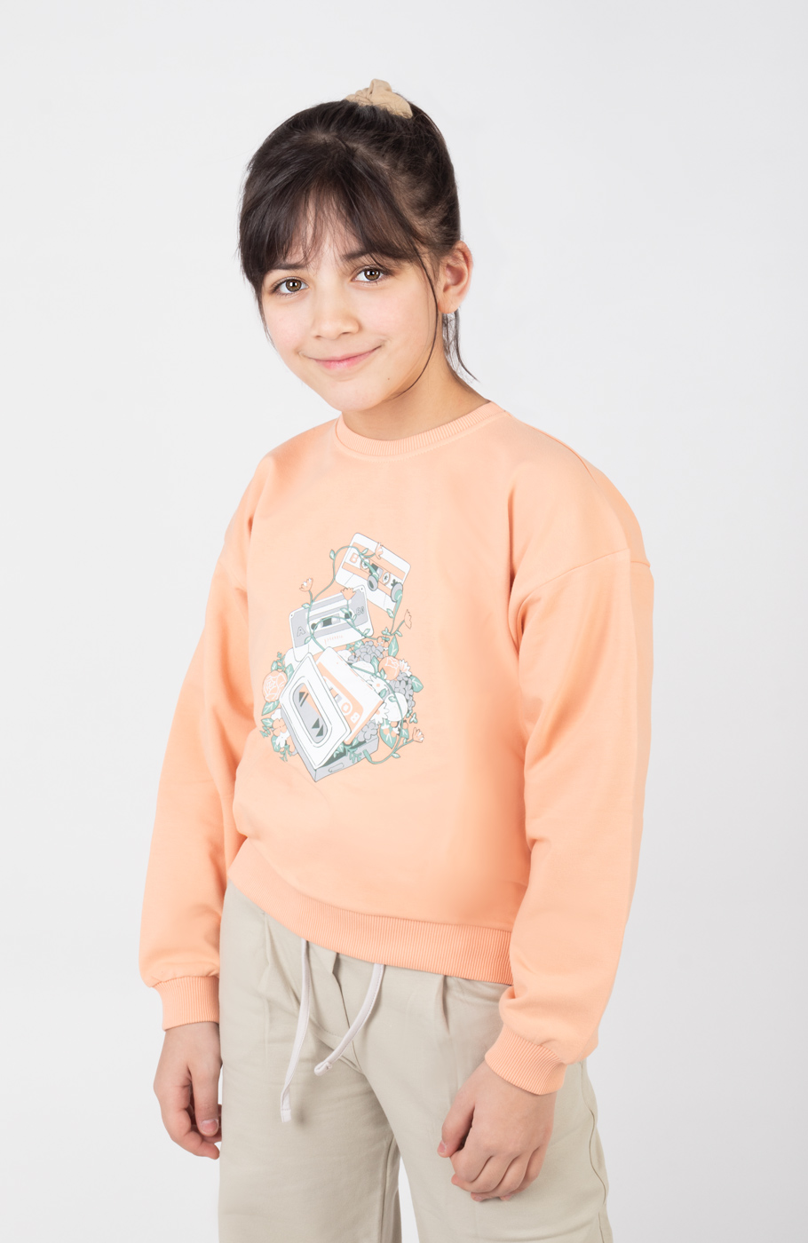 بلوز دورس لایکرا پیلی دار (ست با کد10529)