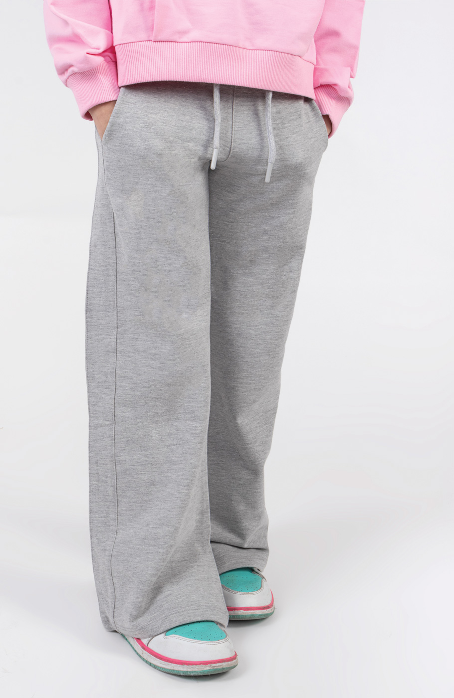 شلوار دورس لایکرا بوت کات چاک دار (ست با کد 10526)