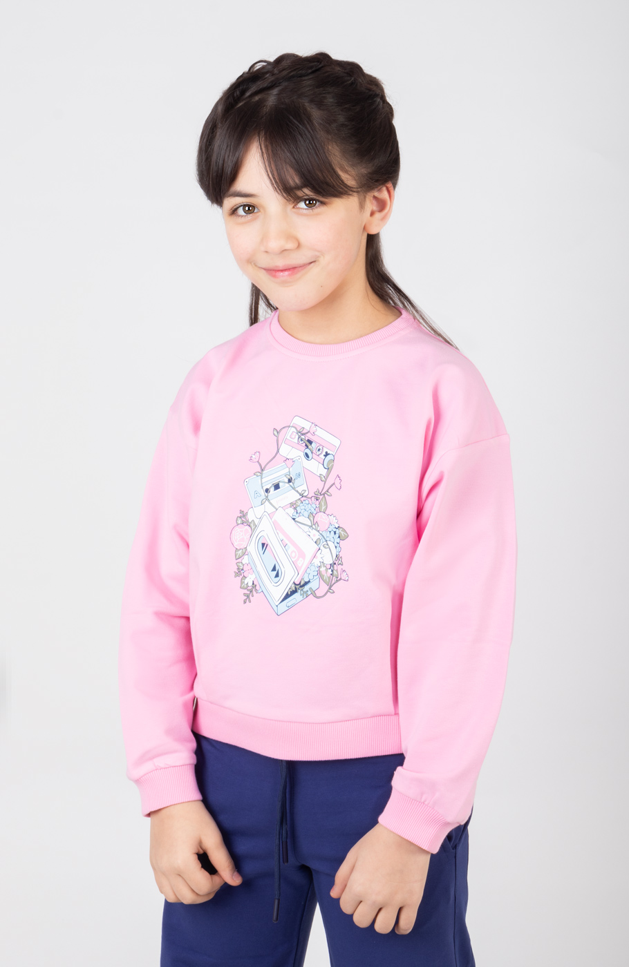 بلوز دورس لایکرا پیلی دار (ست با کد10529)