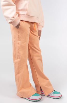 شلوار دورس لایکرا بوت کات چاک دار (ست با کد 10526)