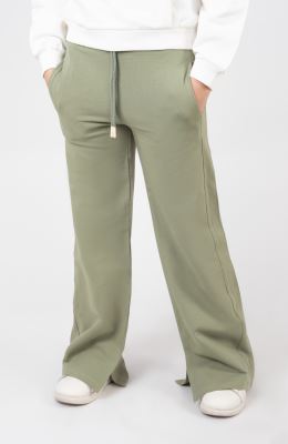 شلوار دورس لایکرا بوت کات چاک دار(ست با کد 10528)