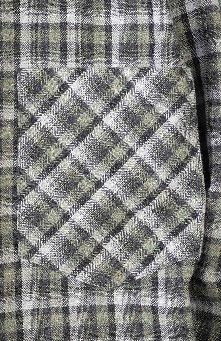 شومیز فلانل آستین بلند کلاه دار