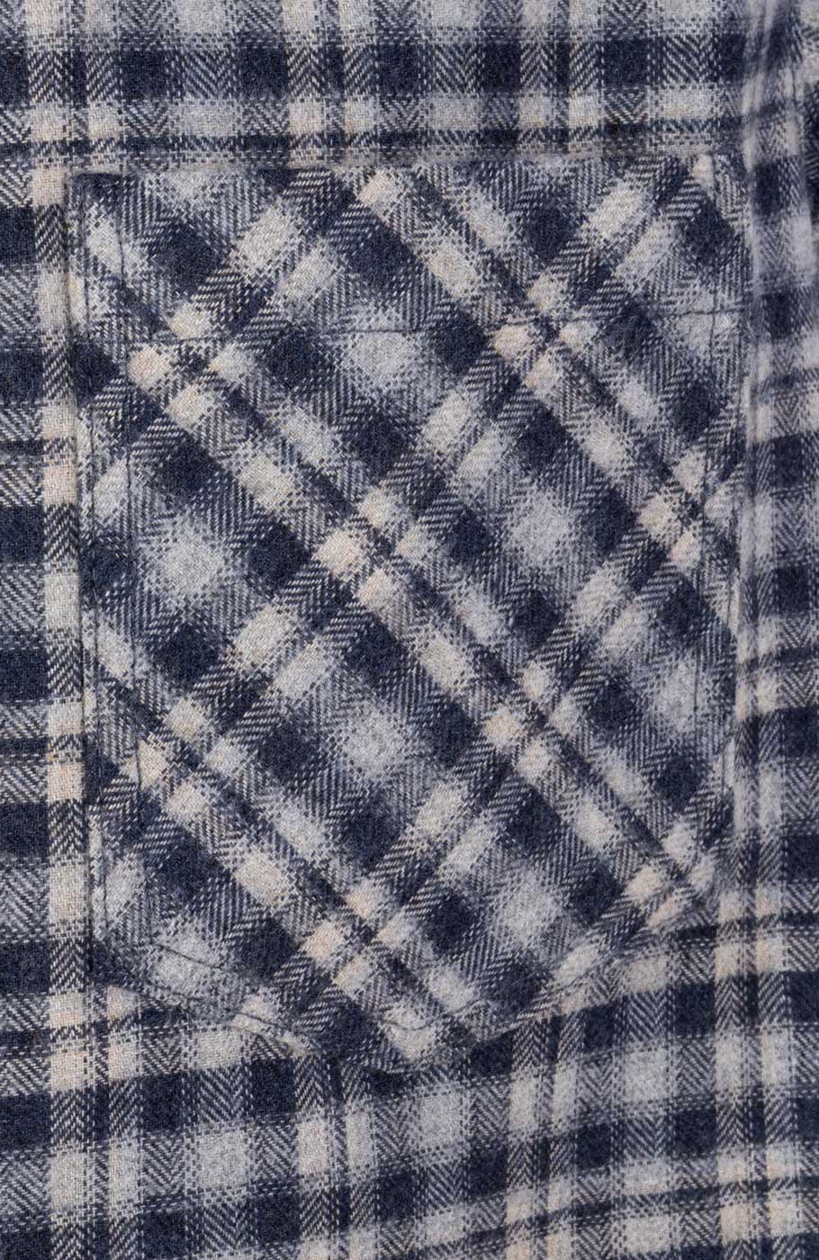 شومیز فلانل آستین بلند کلاه دار