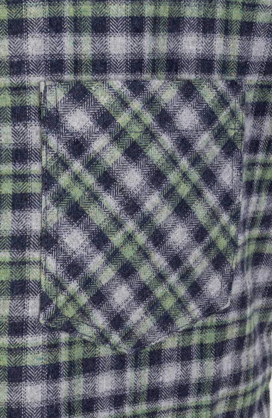 شومیز فلانل آستین بلند کلاه دار