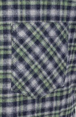 شومیز فلانل آستین بلند کلاه دار