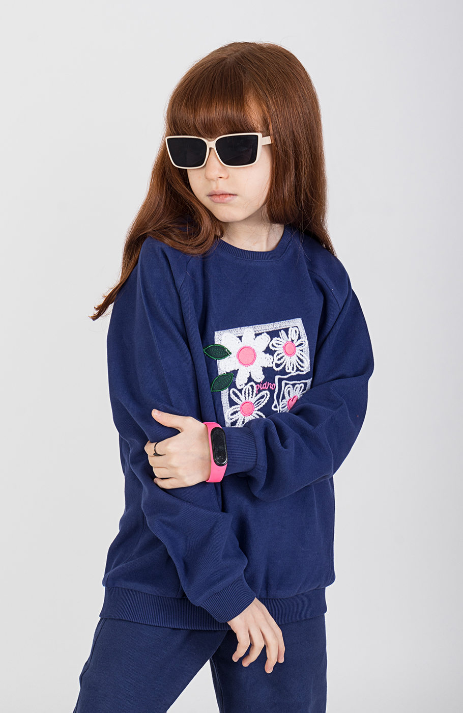 بلوز سلانیک آستین رگلان (ست با کد 10535)