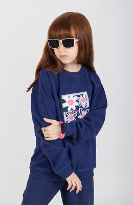 بلوز سلانیک آستین رگلان (ست با کد 10535)