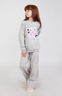 بلوز سلانیک آستین رگلان (ست با کد 10535)